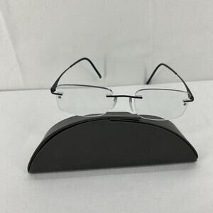 Silhouette 5561 Eyeglasses FRAMES 9040 Black ..[]19-150 Austria Titanium J812